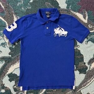 Vintage Polo Ralph Lauren Youth M10-12 Big Pony Polo
